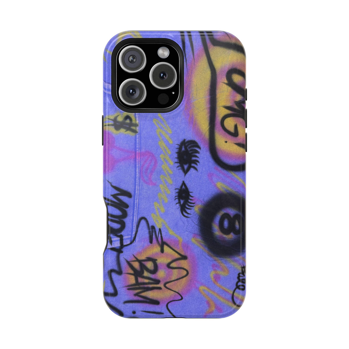 MagSafe "eye$ on lies" Airbrush iPhone Hülle