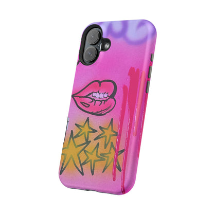 MagSafe "star drip" airbrush iPhone case