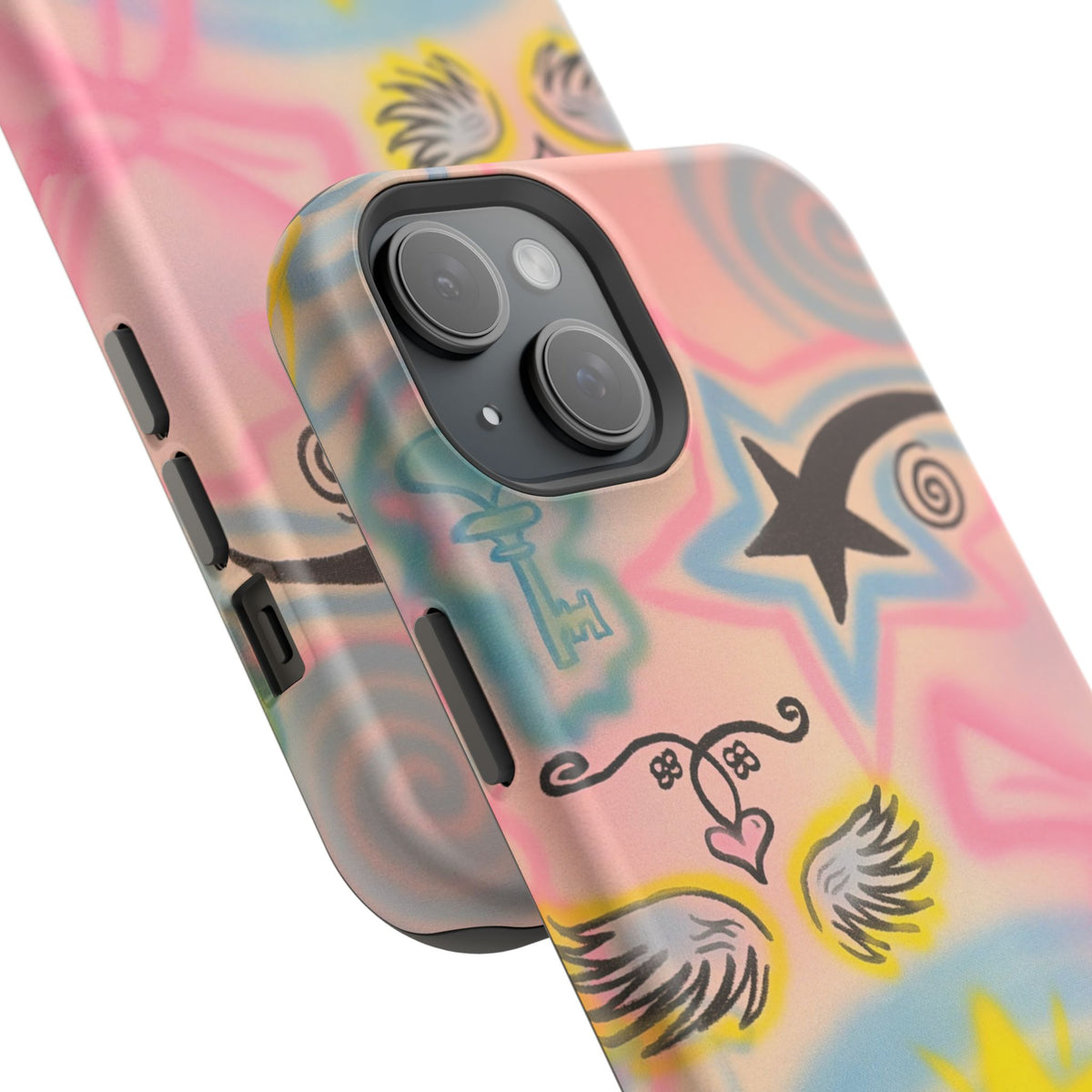 MagSafe "star energy" airbrush iPhone case