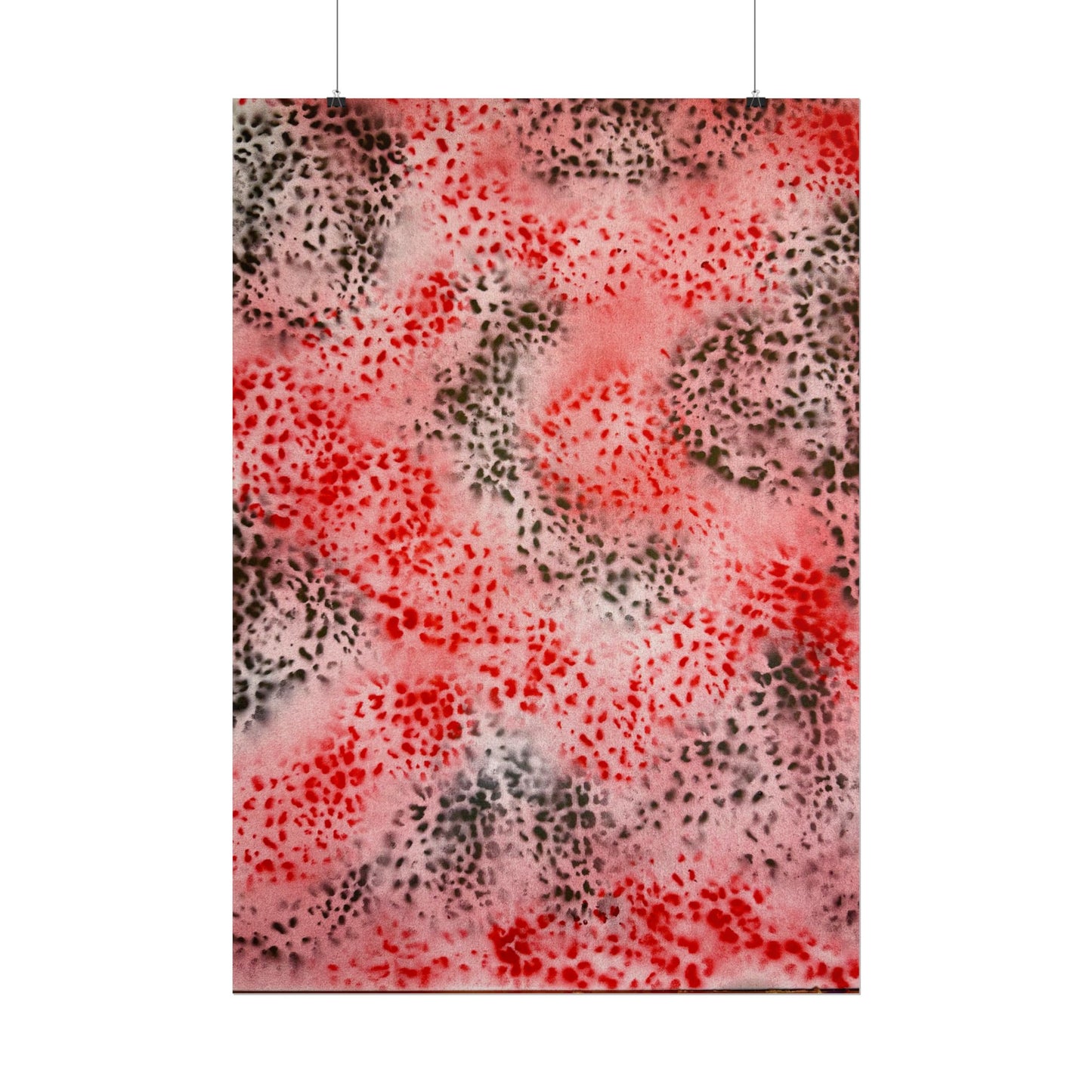 "red cheetah" airbrush rolled print
