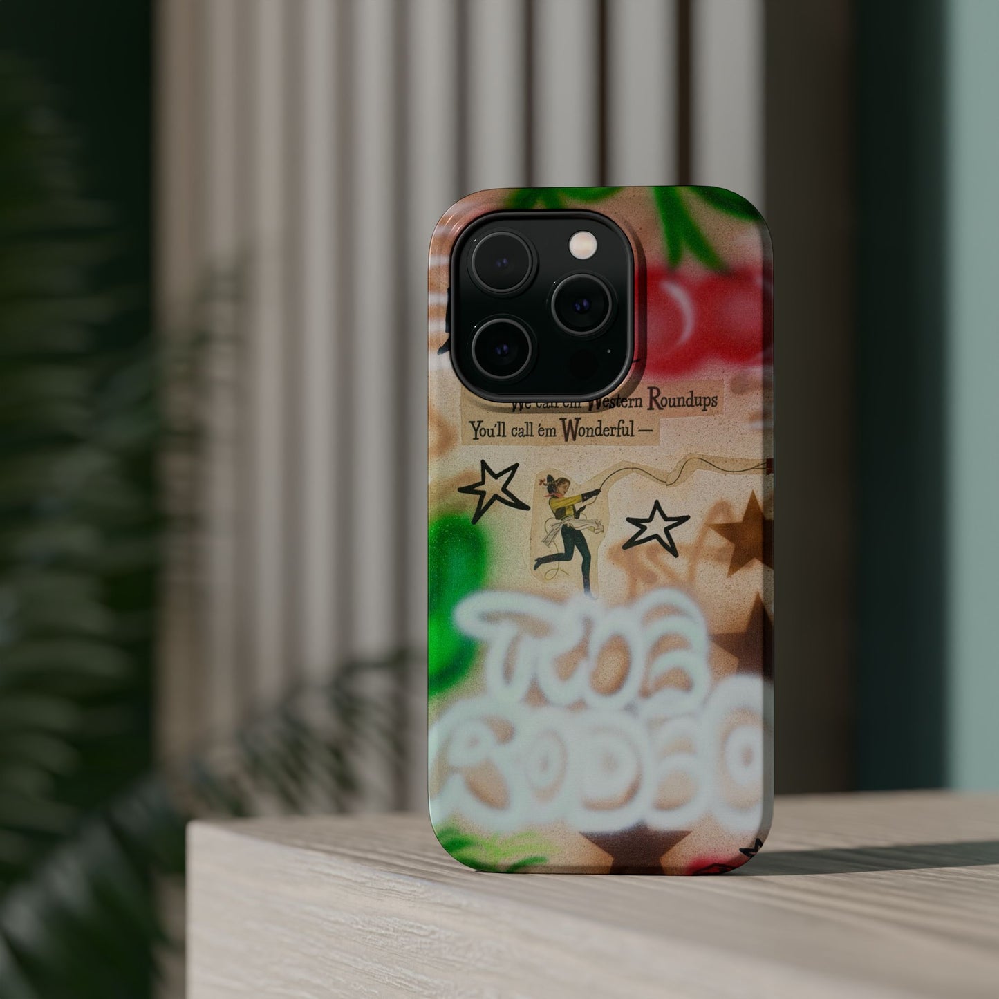 MagSafe "the rodeo" airbrush iPhone case