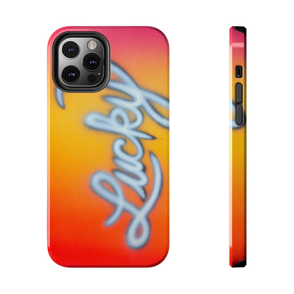 "lucky" airbrush iPhone case