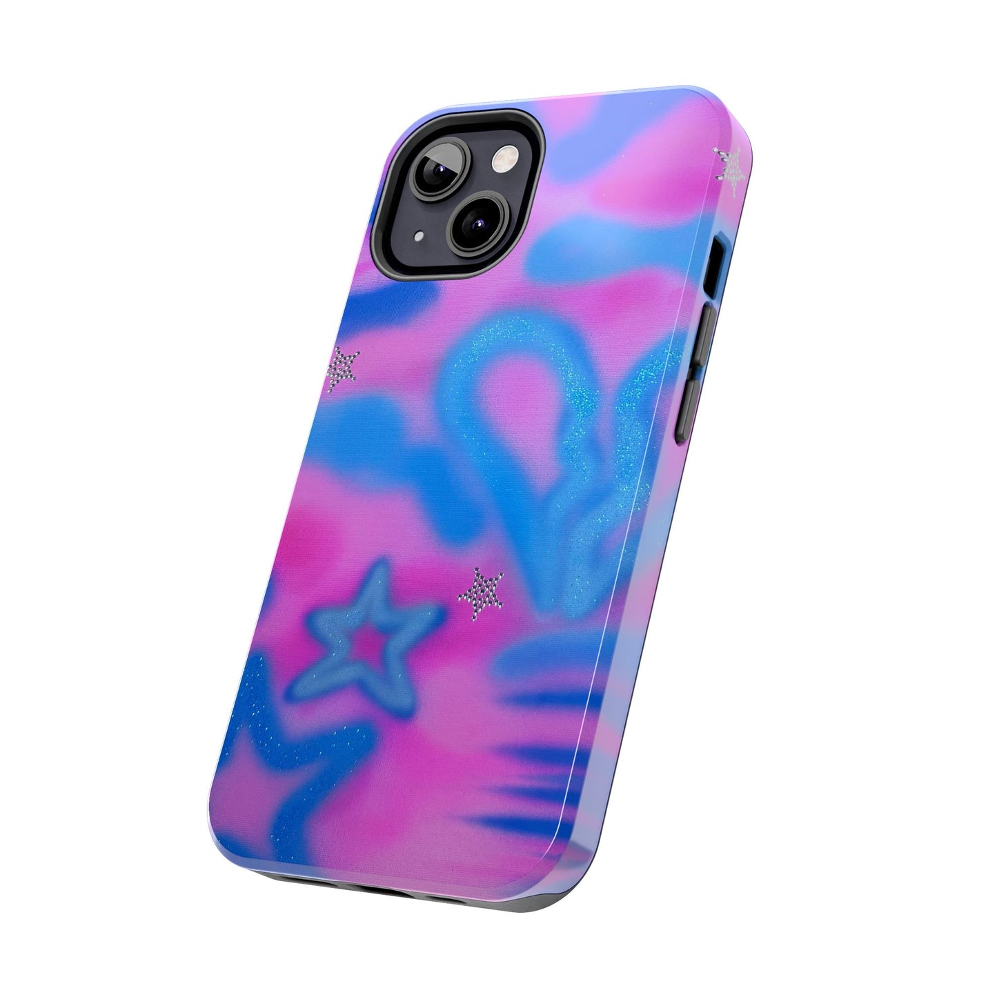 "blue camo" airbrush iPhone case
