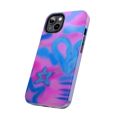 "blue camo" airbrush iPhone case