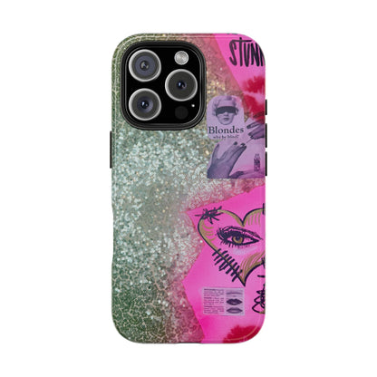 "glitter gloss" airbrush iPhone case