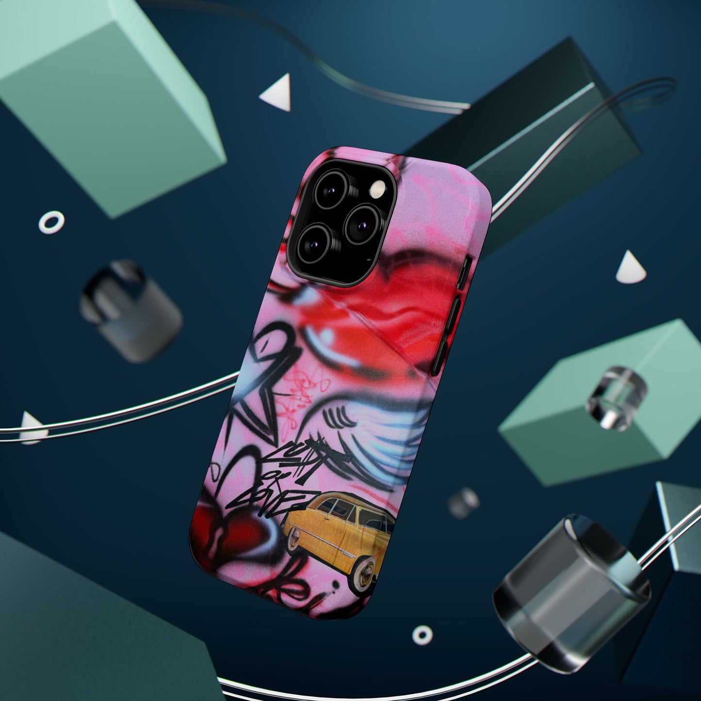 MagSafe "lust or love" airbrush iPhone case