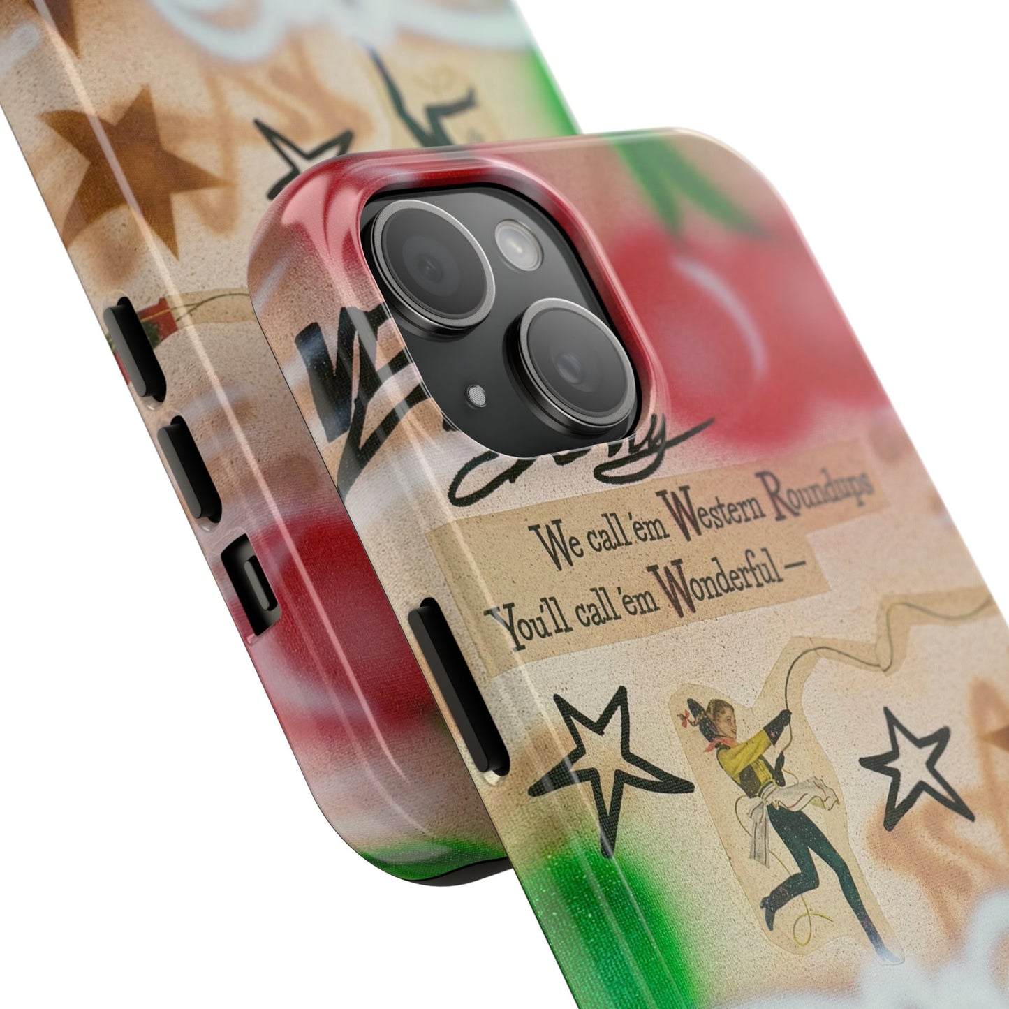 "the rodeo" airbrush iPhone case