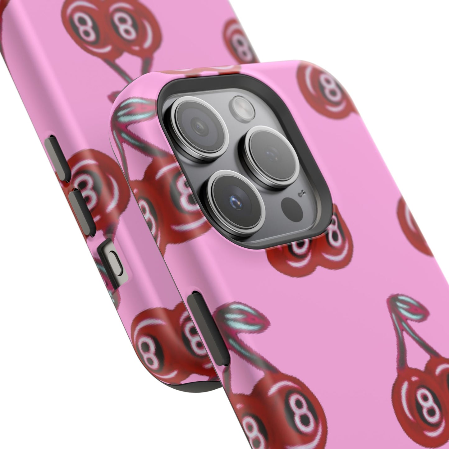 MagSafe "cami cherry pink" Airbrush iPhone Hülle