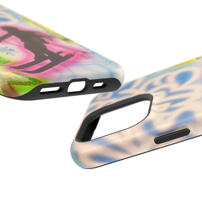 MagSafe "winter escape" airbrush iPhone case