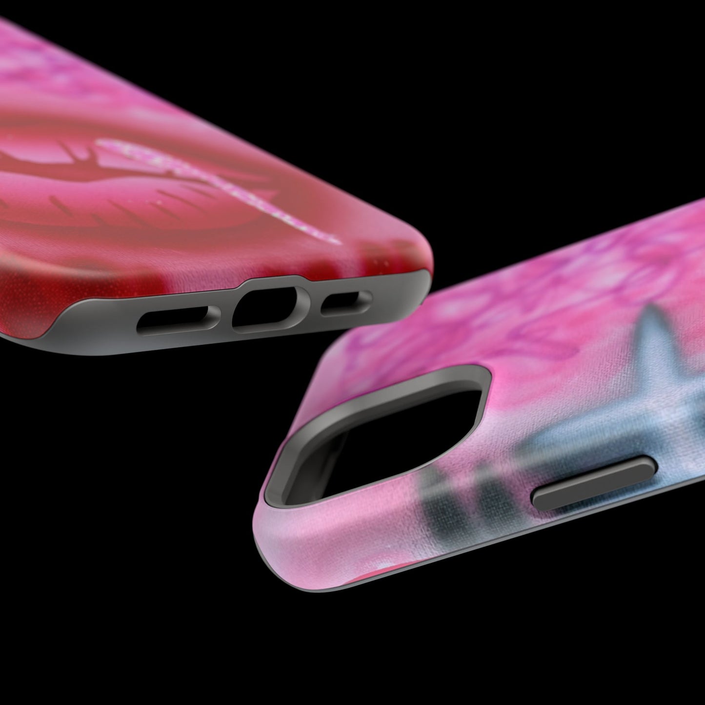 MagSafe limited edition "glitter aura" airbrush iPhone case