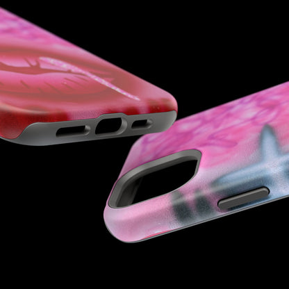MagSafe limited edition "glitter aura" airbrush iPhone case