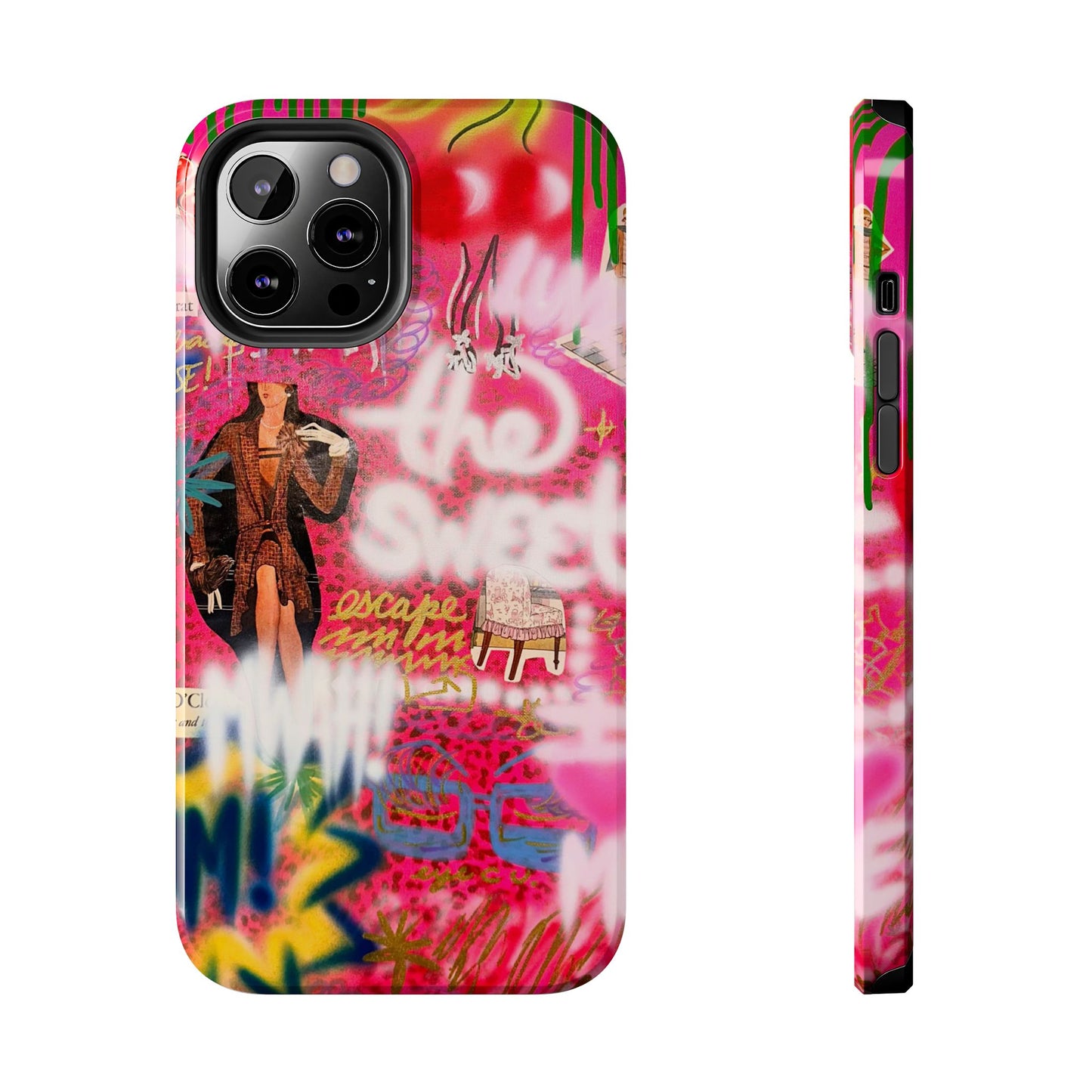 "sweet escape" airbrush iPhone case