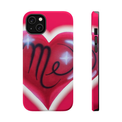 MagSafe "i <3 me" Airbrush iPhone Hülle
