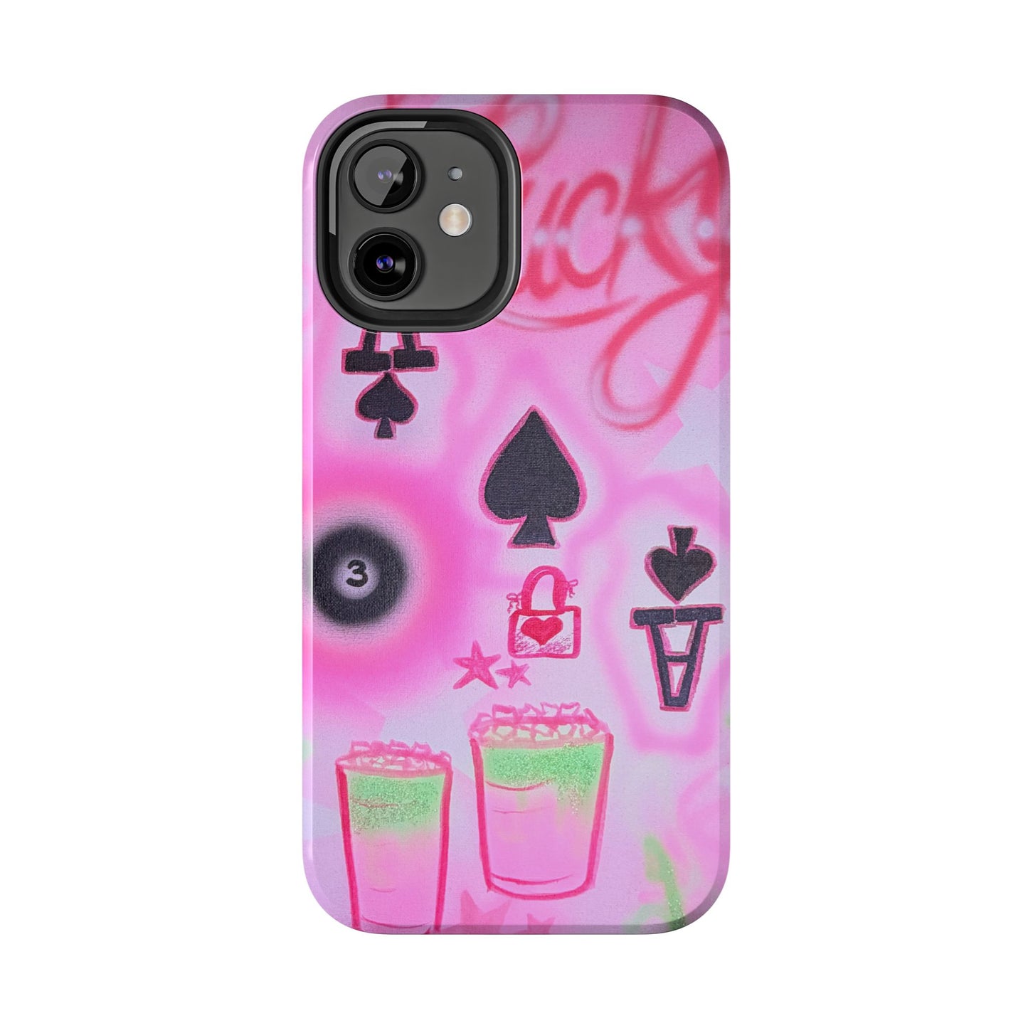 "lucky ace" airbrush iPhone case