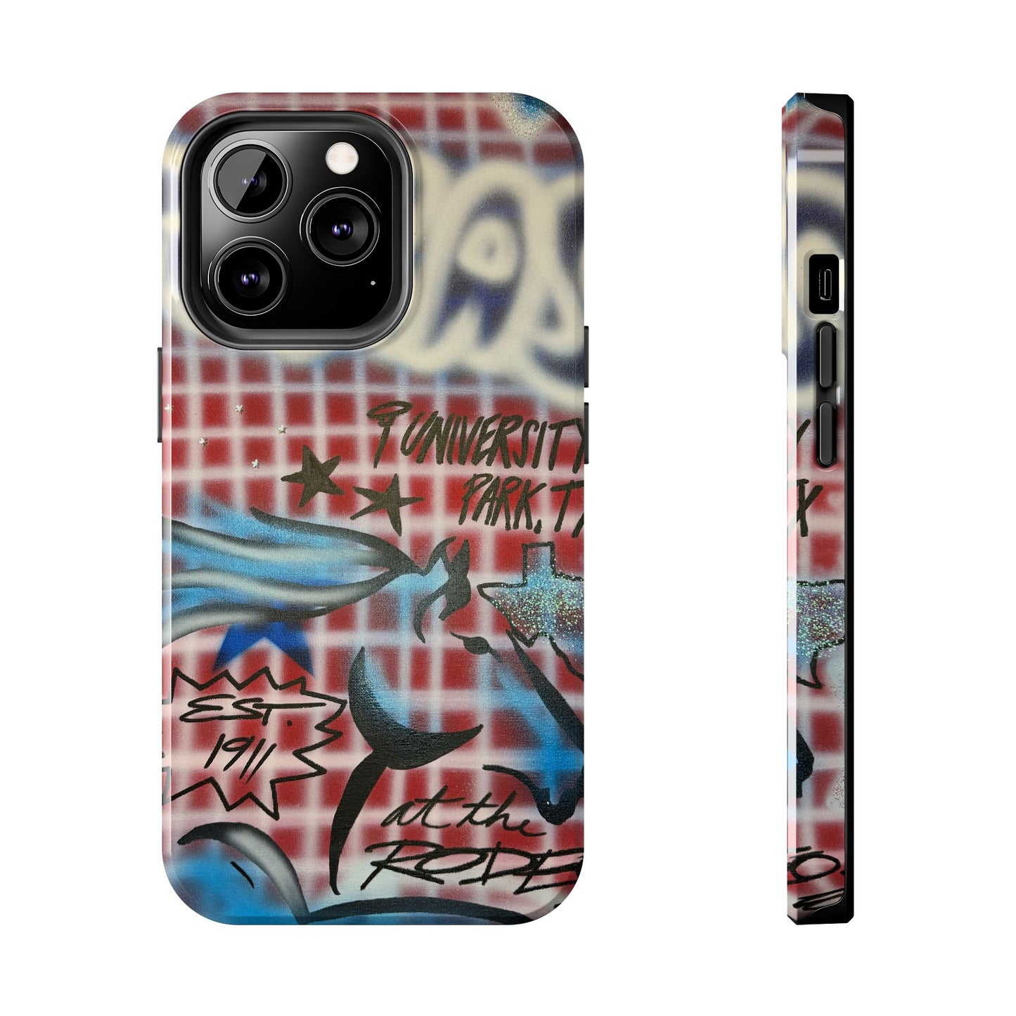 "texas" airbrush iPhone case