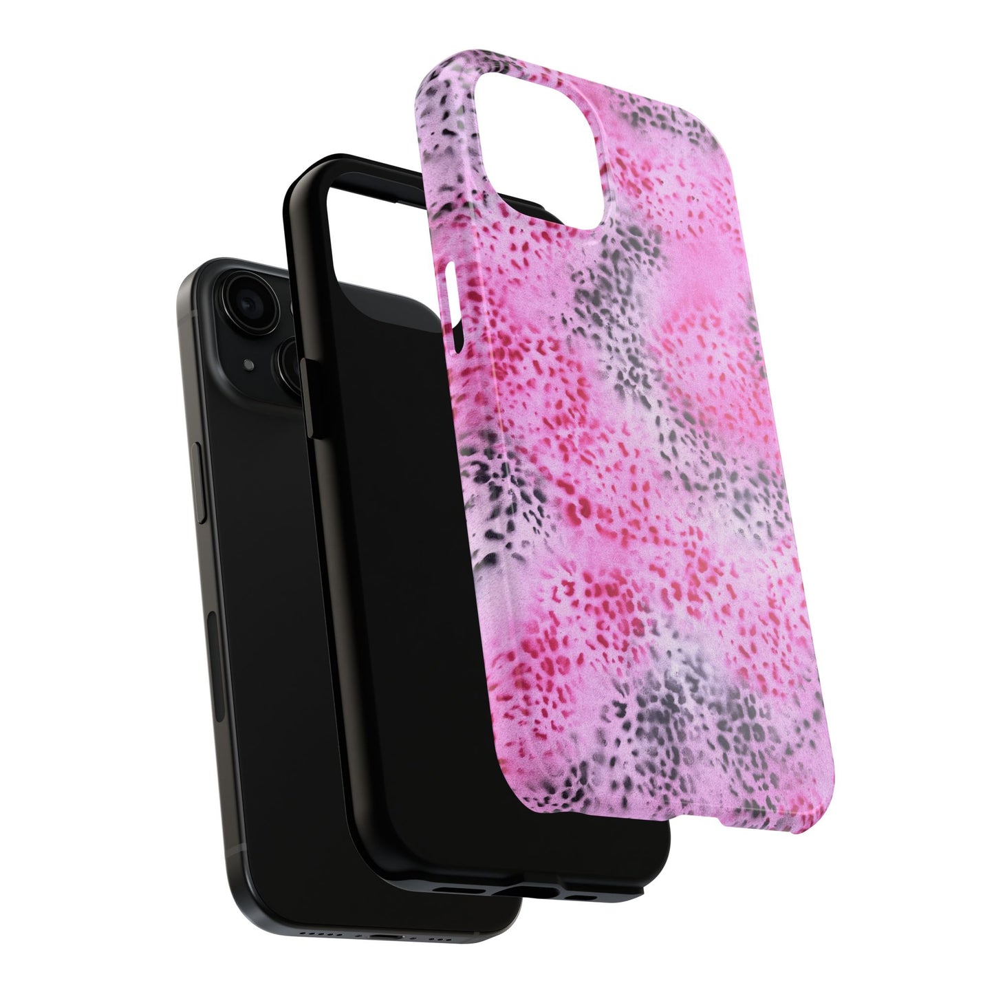 "pink cheetah pt. 2" airbrush iPhone case