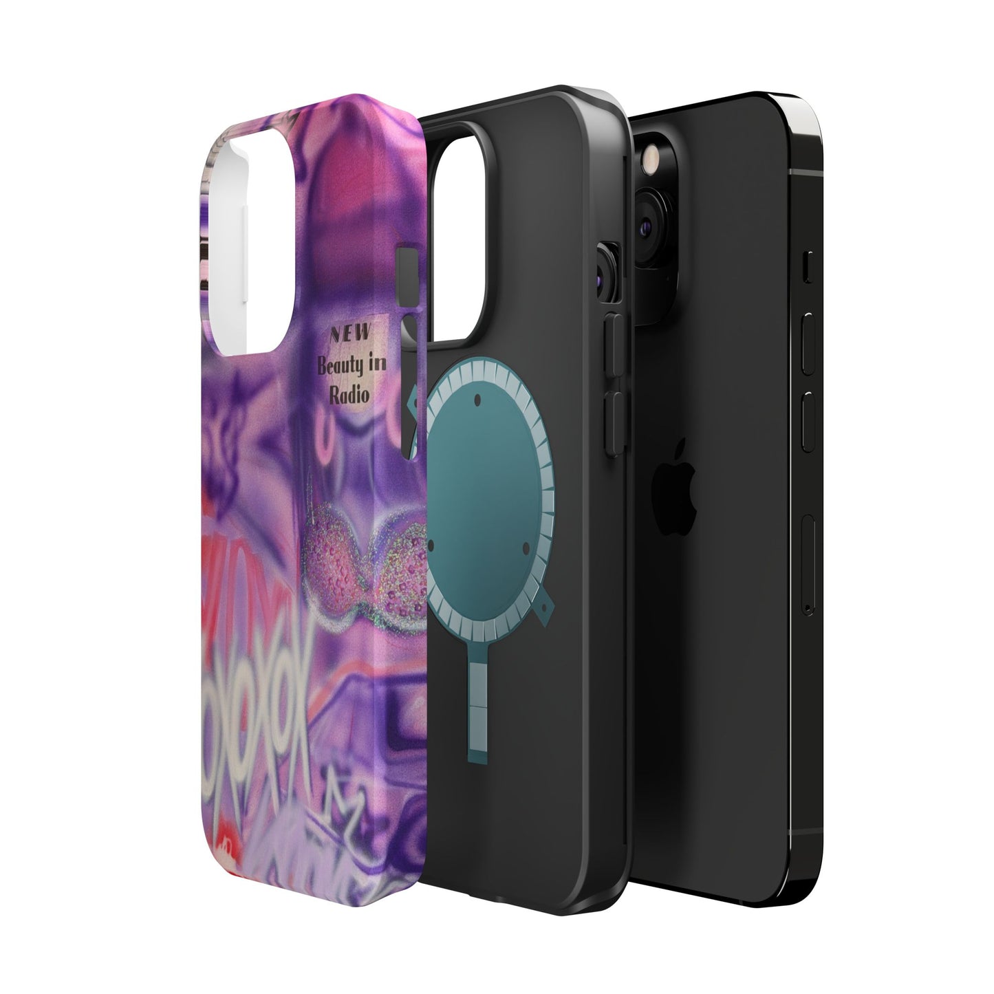 MagSafe "mic check" airbrush iPhone case
