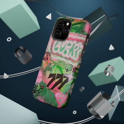 MagSafe "so lucky" airbrush iPhone case