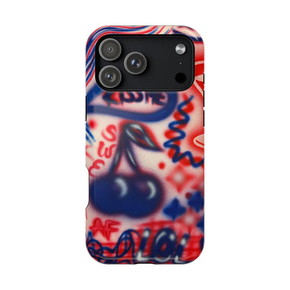 MagSafe „Kiss me“ Airbrush iPhone-Hülle
