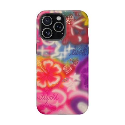 MagSafe „luck & luv“ Airbrush iPhone-Hülle