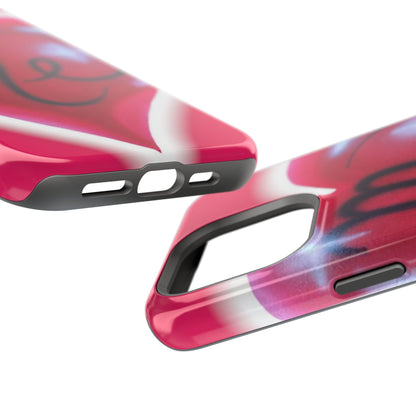 MagSafe "i <3 me" Airbrush iPhone Hülle