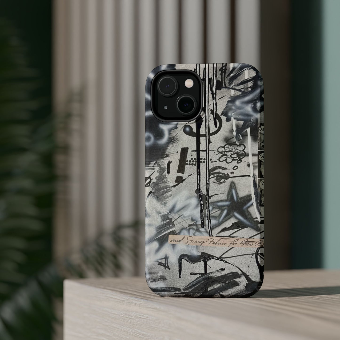 MagSafe "monochrome mood" airbrush iPhone case