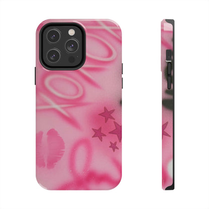 "perfectly pink" airbrush iPhone case