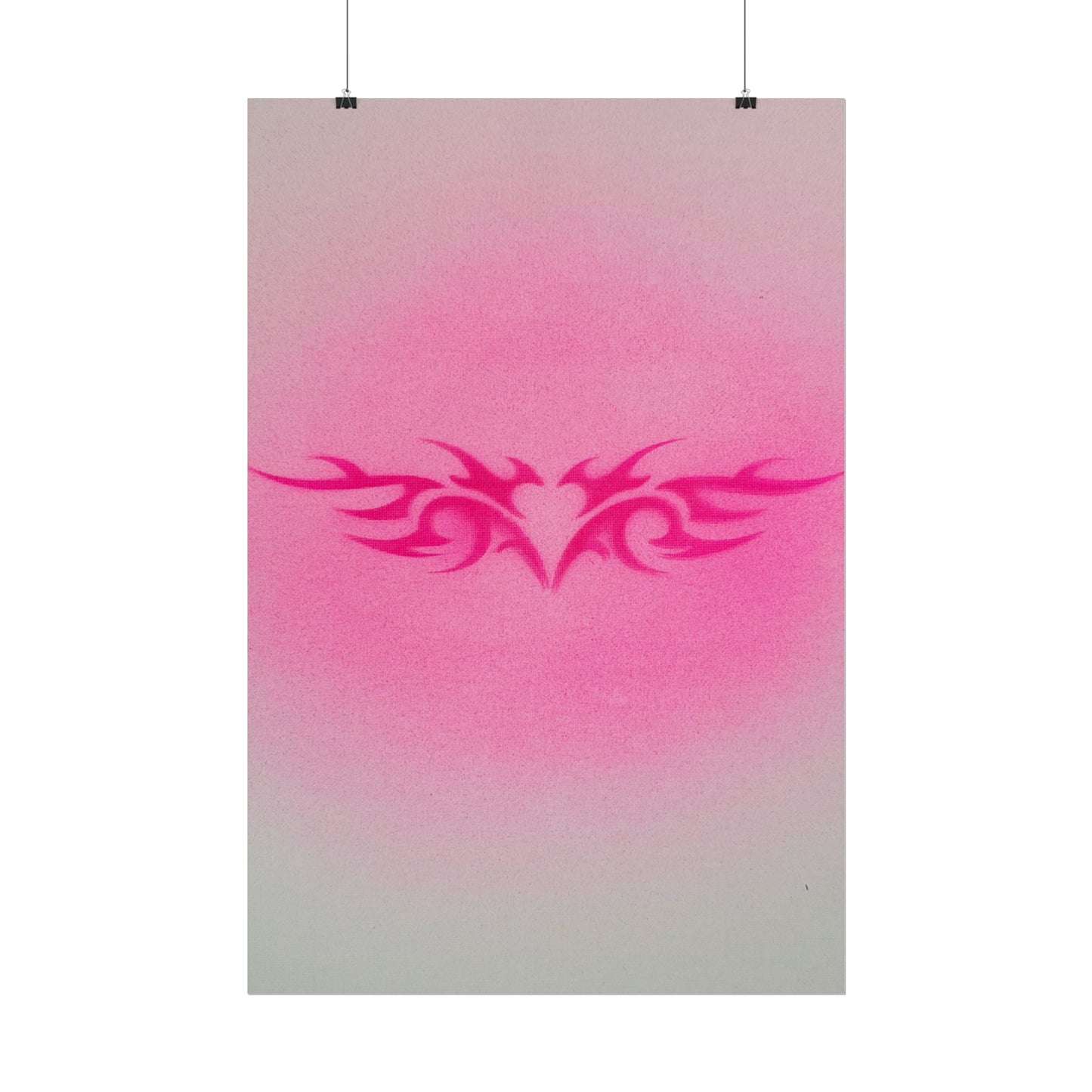 "trampstamp" airbrush rolled print
