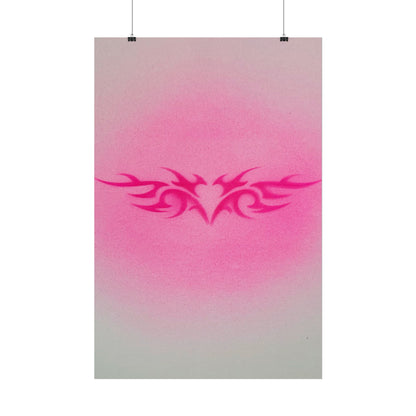 "trampstamp" airbrush rolled print