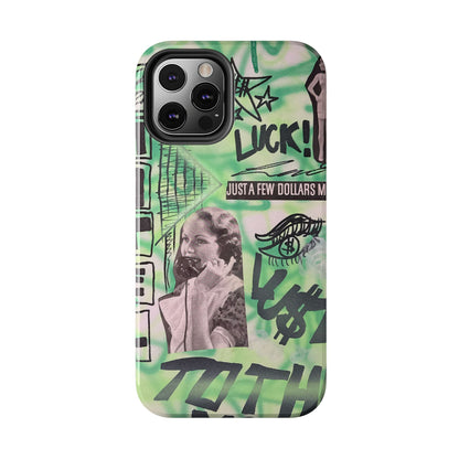 "lust over luck" airbrush iPhone case