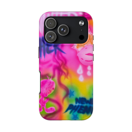 "wanted" airbrush iPhone case