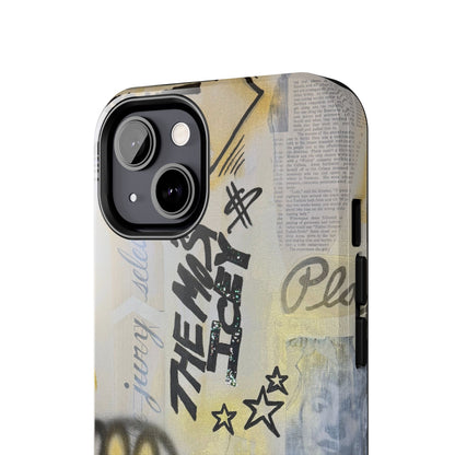 "golden glacier" airbrush iPhone case