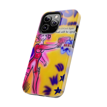 "spiraling thoughts" airbrush iPhone case
