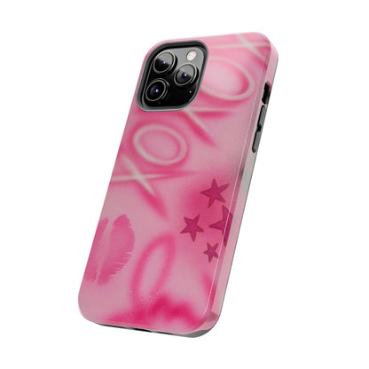 "perfectly pink" airbrush iPhone case