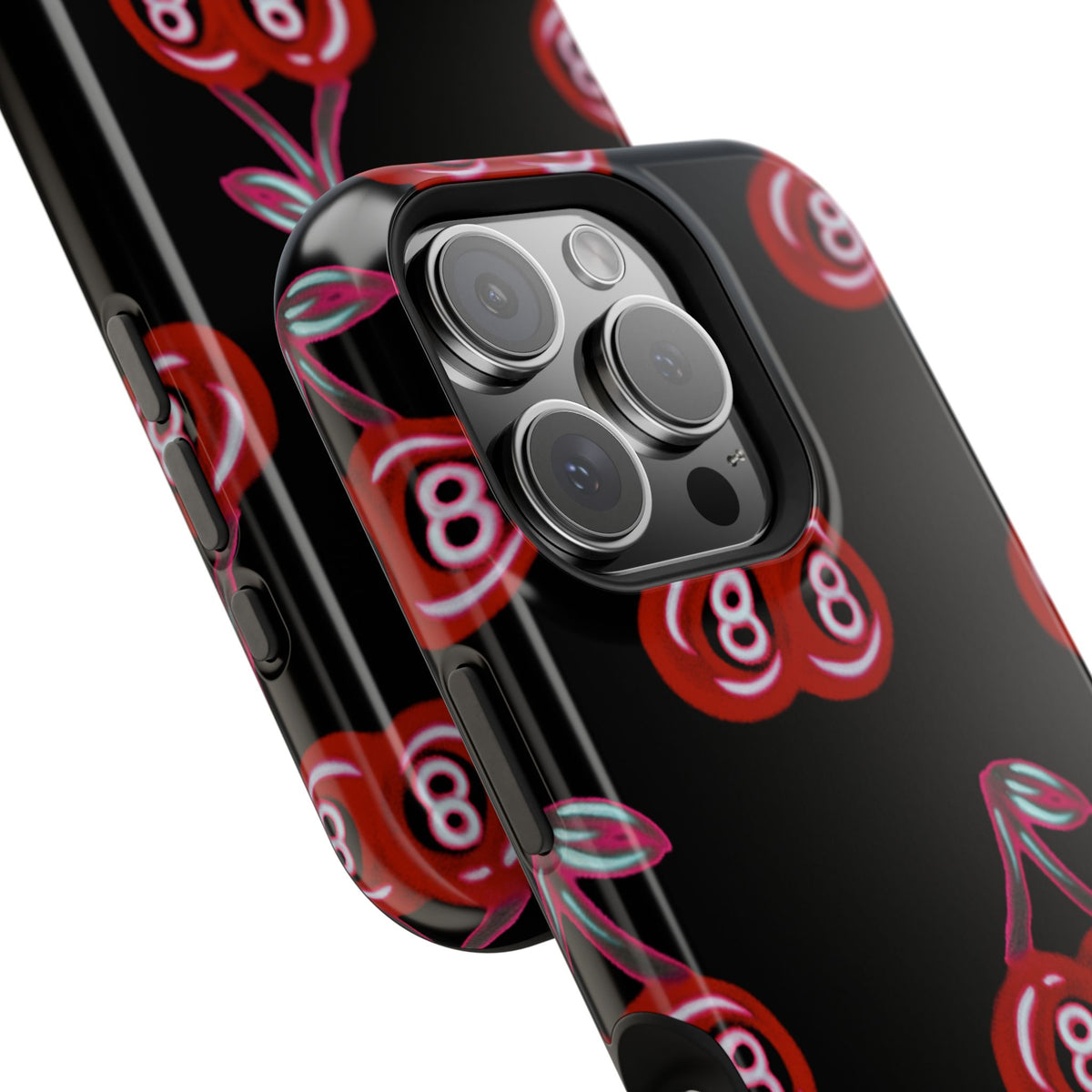 MagSafe "cami cherry" airbrush iPhone case