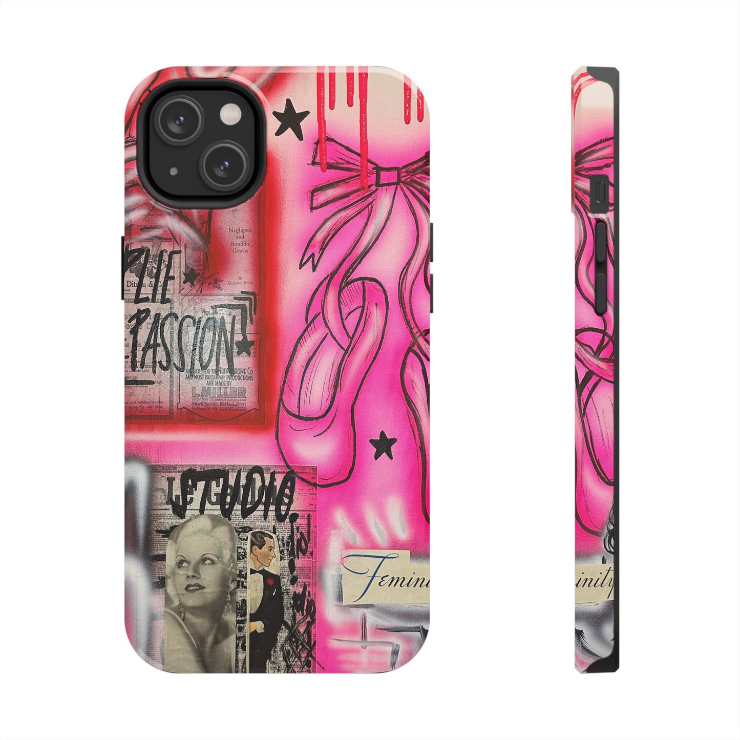 "plié passion” airbrush iPhone case