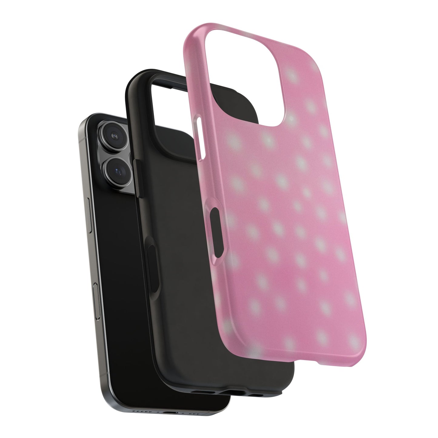 "strawberry swirl polka dots" airbrush iPhone case