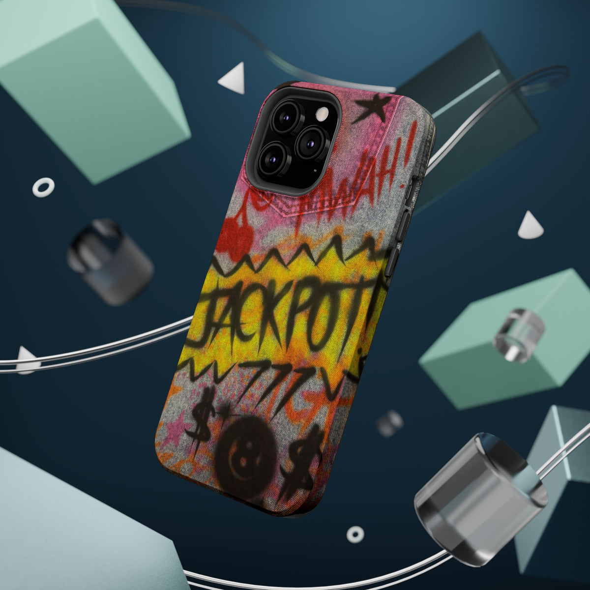 MagSafe "JACKPOT!" airbrush iPhone case