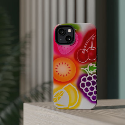 MagSafe "Beeren-süß" Airbrush iPhone-Hülle