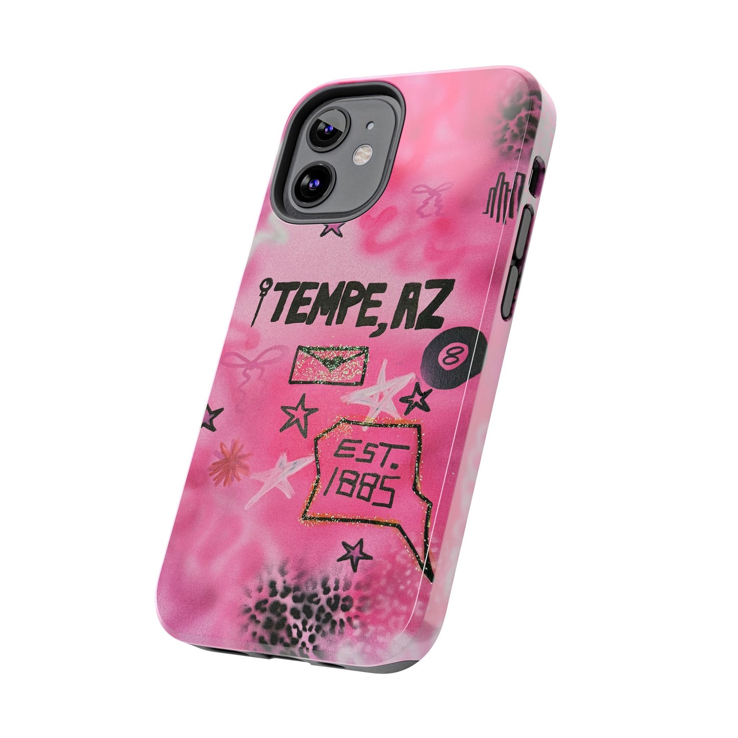 "tempe, az pt. 2" airbrush iPhone case