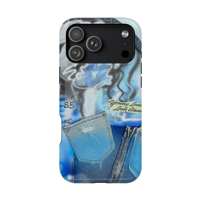 MagSafe "young lovers" airbrush iPhone case