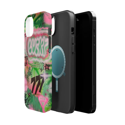 MagSafe "so lucky" airbrush iPhone case