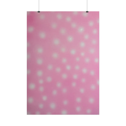 "strawberry swirl polka dot" airbrush rolled print