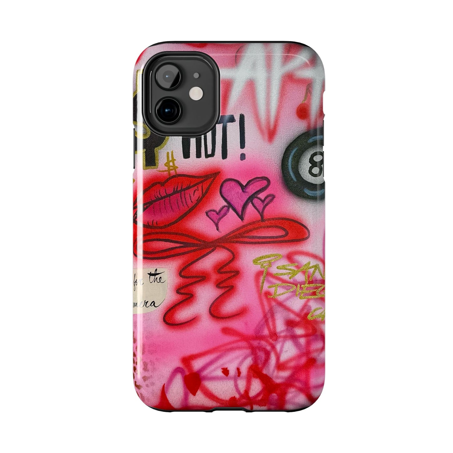 "IT girl" airbrush iPhone case