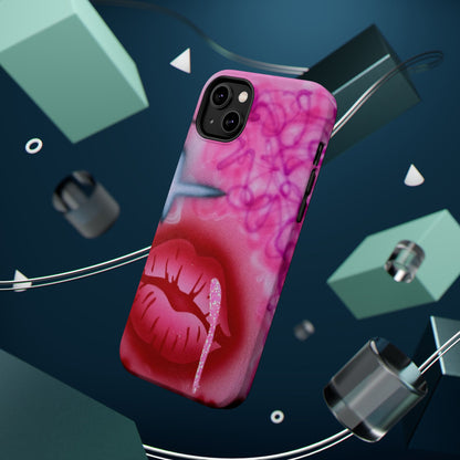 MagSafe limited edition "glitter aura" airbrush iPhone case