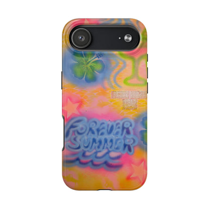 "forever summer" airbrush iPhone case
