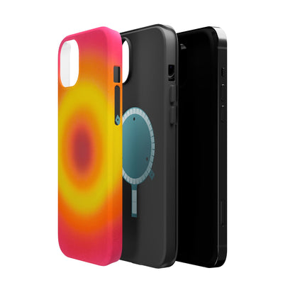 MagSafe "Pink Lemonade Aura" Airbrush iPhone Case