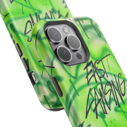 MagSafe "east lansing, mi" airbrush iPhone case