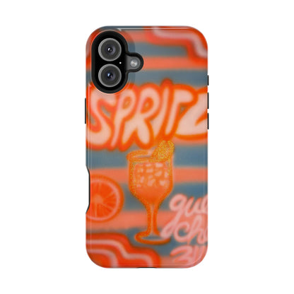 MagSafe "aperol spritz pt. 2" airbrush iPhone case