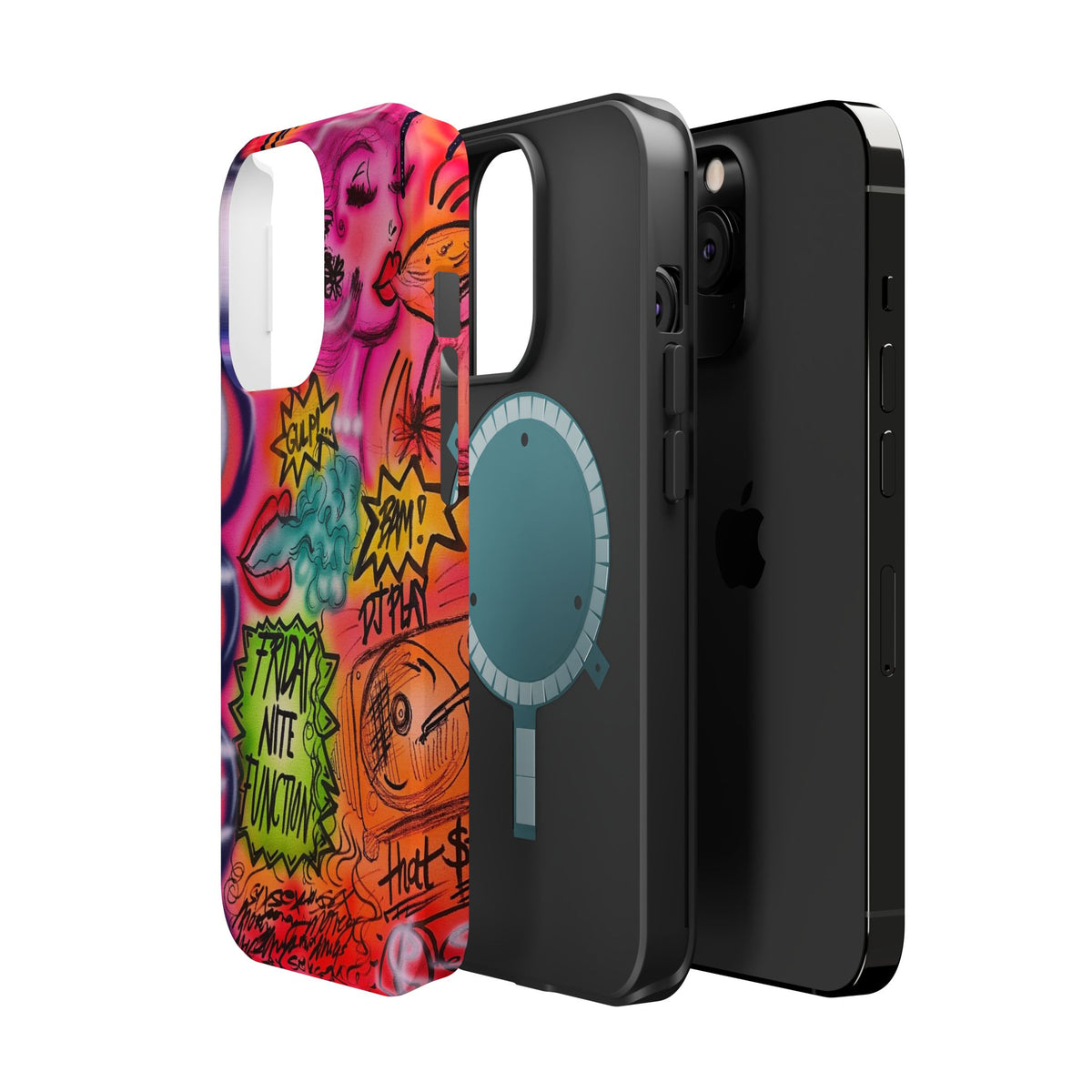 MagSafe „Vegas Ventures“ Airbrush iPhone-Hülle